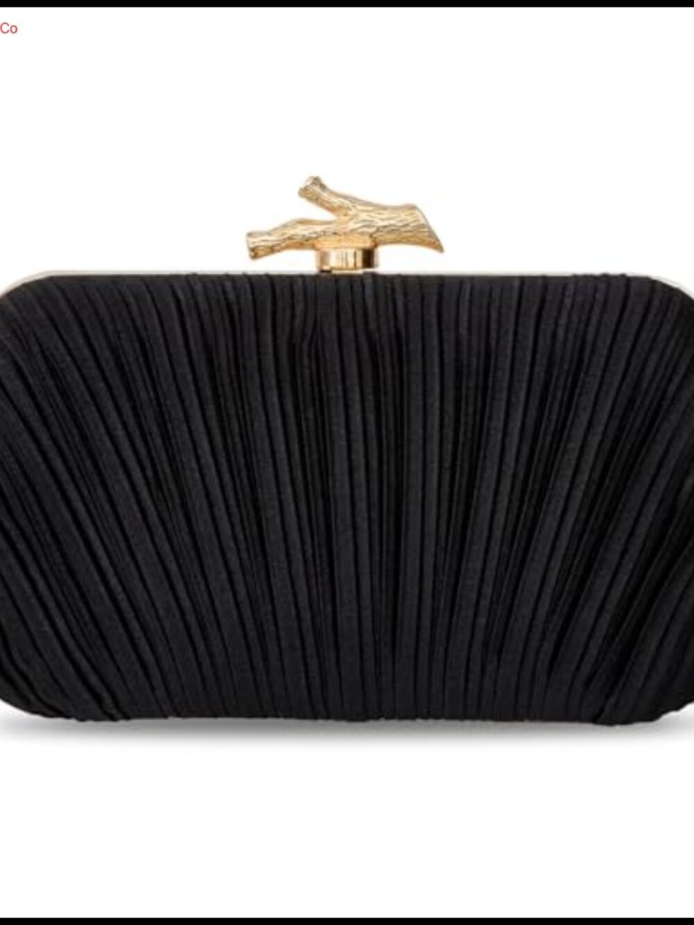 Woven Evening Clutch Purse Metallic Box Bag Detachable Chain